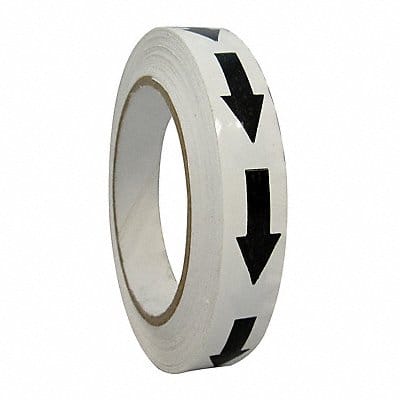 Floor Tape Black/White 3/4inx120 ft Roll