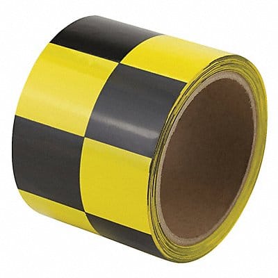 Floor Tape Black/Yellow 3 inx54 ft Roll