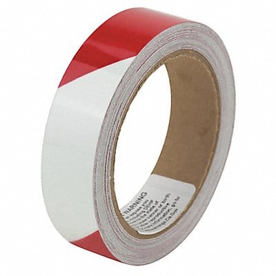 Floor Tape Red/White 1 inx30 ft Roll