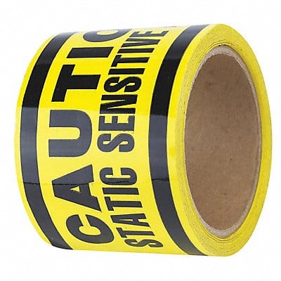 Floor Tape Black/Yellow 3 inx54 ft Roll