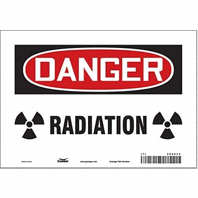 Safety Sign 7 in x 10 in Vinyl