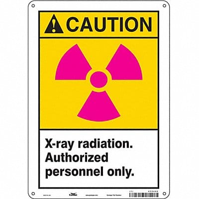 Safety Sign 14 in x 10 in Aluminum