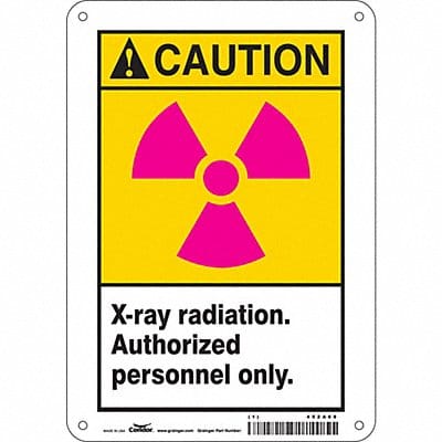 Safety Sign 10 inx7 in Vinyl