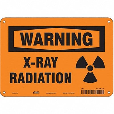Safety Sign 7 inx10 in Polyethylene