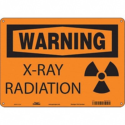 Safety Sign 10 inx14 in Aluminum