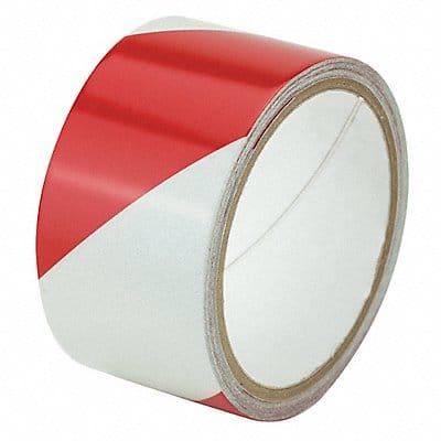 Floor Tape Red/White 2 inx15 ft Roll