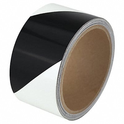 Floor Tape Black/White 2 inx15 ft Roll