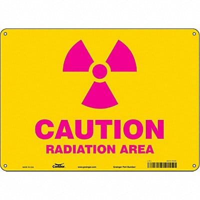 Safety Sign 10 inx14 in Polyethylene