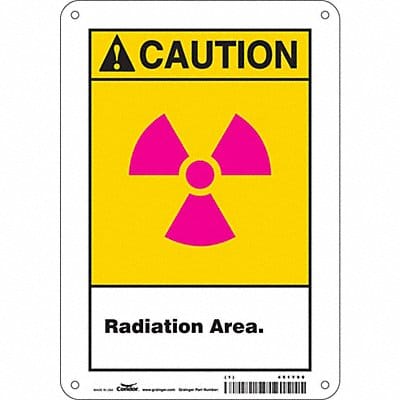 Safety Sign 10 inx7 in Aluminum