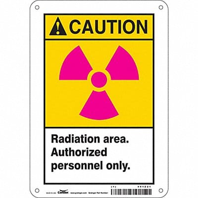Safety Sign 10 inx7 in Aluminum