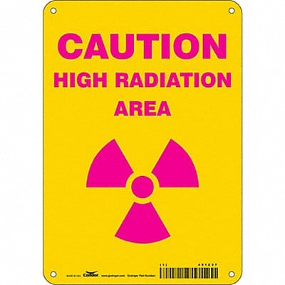 Safety Sign 10 inx7 in Aluminum