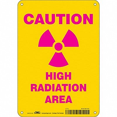 Safety Sign 10 inx7 in Aluminum
