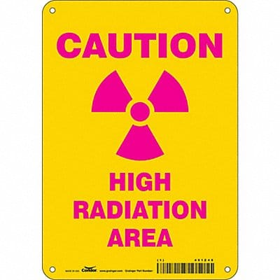 Safety Sign 10 inx7 in Polyethylene