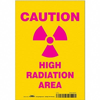 Safety Sign 10 inx7 in Vinyl