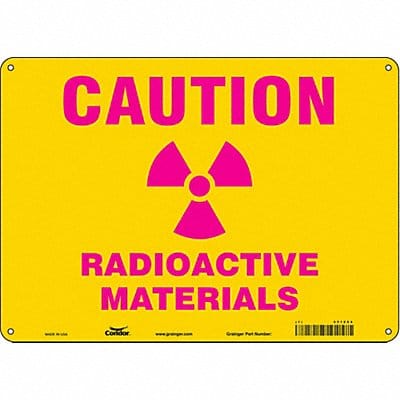 J7006 Safety Sign 10 inx14 in Polyethylene