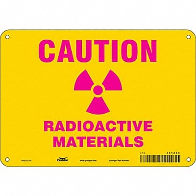 J7006 Safety Sign 7 inx10 in Vinyl