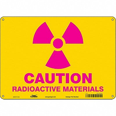 Safety Sign 10 inx14 in Aluminum