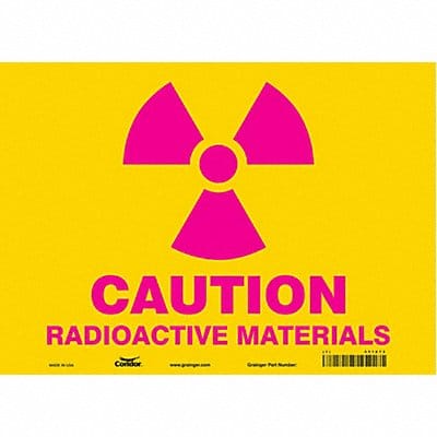 Safety Sign 10 inx14 in Vinyl