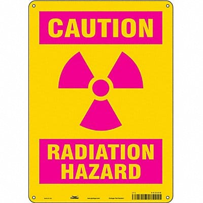 Safety Sign 14 inx10 in Aluminum