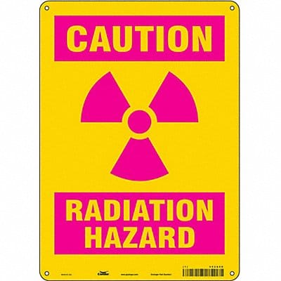 Safety Sign 14 in x 10 in Polyethylene