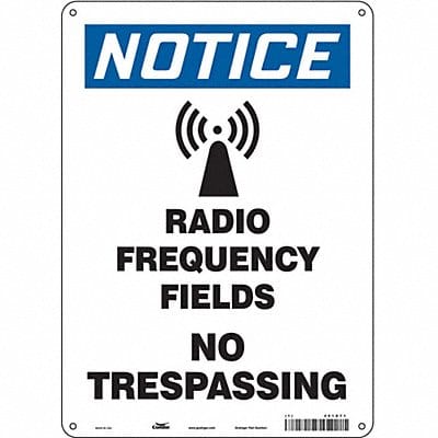 Safety Sign 14 inx10 in Aluminum