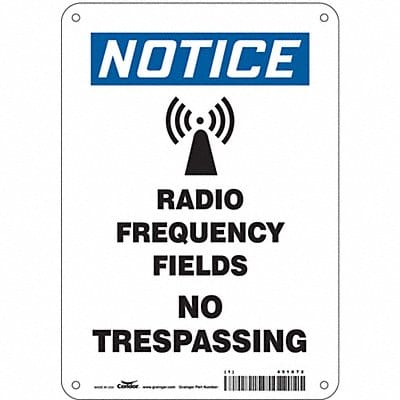 Safety Sign 10 inx7 in Polyethylene