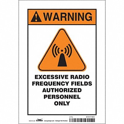 Safety Sign 10 inx7 in Vinyl