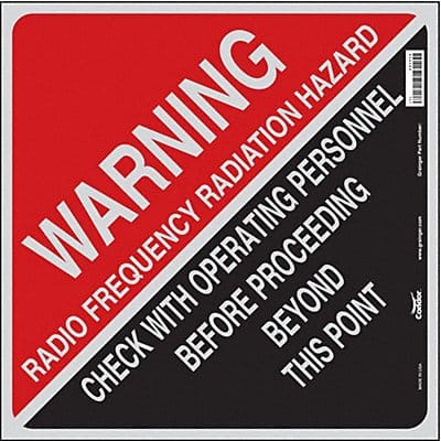 Safety Sign 18 inx18 in Vinyl