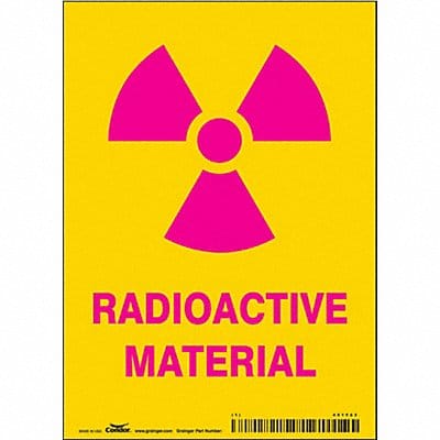 Safety Sign 7 inx5 in Vinyl