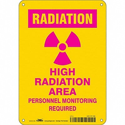 Safety Sign 10 inx7 in Aluminum