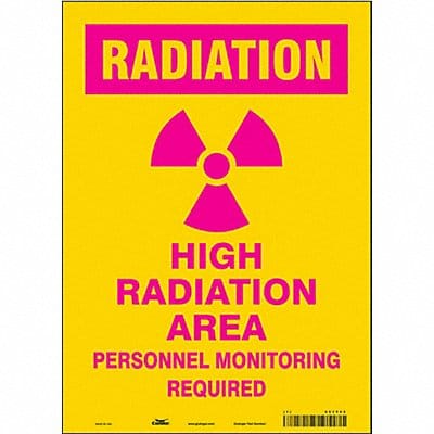 Safety Sign 14 inx10 in Vinyl