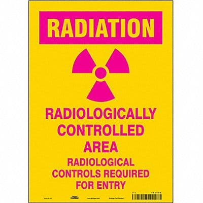 Safety Sign 14 in x 10 in Vinyl