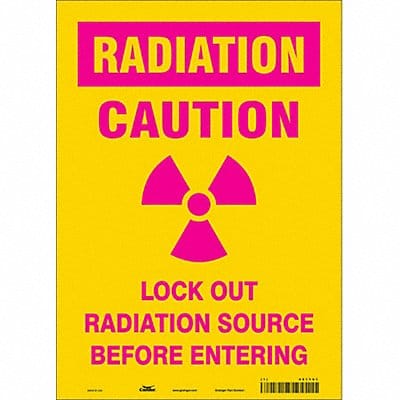 Safety Sign 14 inx10 in Vinyl