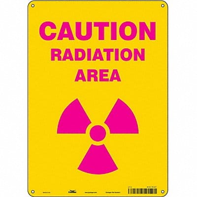 Safety Sign 14 inx10 in Aluminum