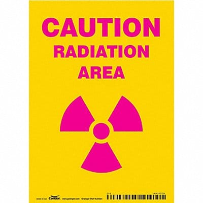 Safety Sign 7 inx5 in Vinyl