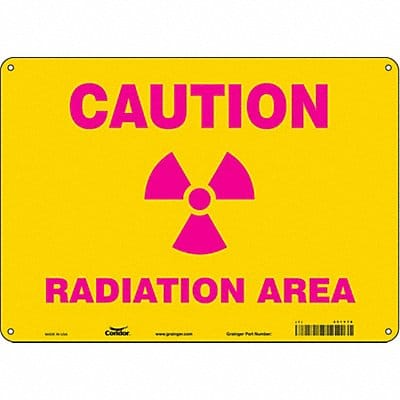 Safety Sign 10 inx14 in Aluminum