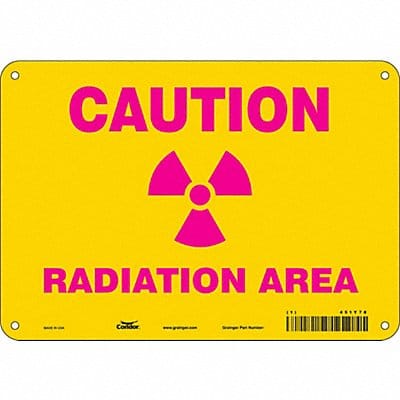 Safety Sign 7 inx10 in Polyethylene