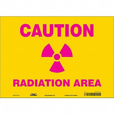 Safety Sign 10 inx14 in Vinyl