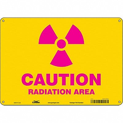 Safety Sign 10 inx14 in Aluminum