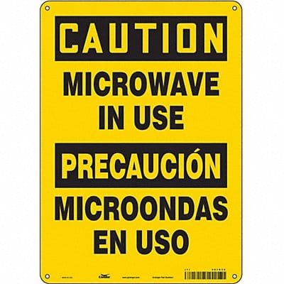 Safety Sign 10 in x 14 in Aluminum