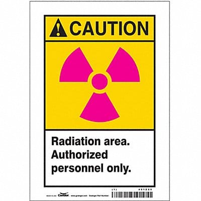 Safety Sign 10 in x 7 in Vinyl