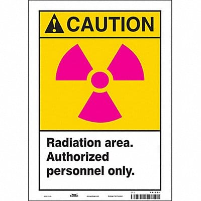 Safety Sign 14 inx10 in Vinyl