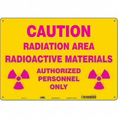 Safety Sign 14 inx20 in Aluminum