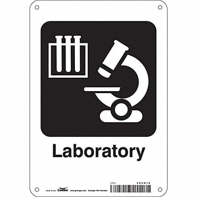 J9730 Safety Sign 10 in x 7 in Polyethylene