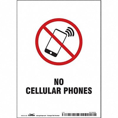 Safety Sign 7 in x 5 in Vinyl