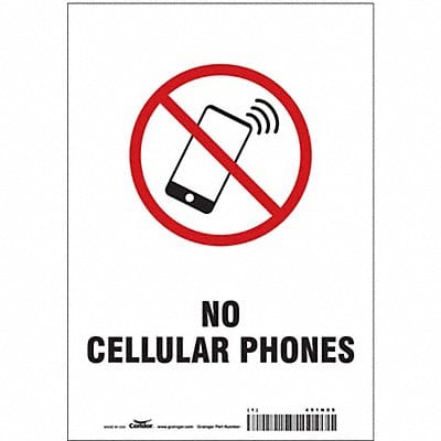 Safety Sign 10 in x 7 in Vinyl