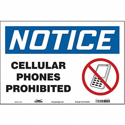Safety Sign 12 in x 18 in Vinyl