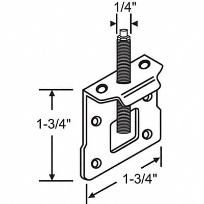 Pivot Bracket Steel Plated
