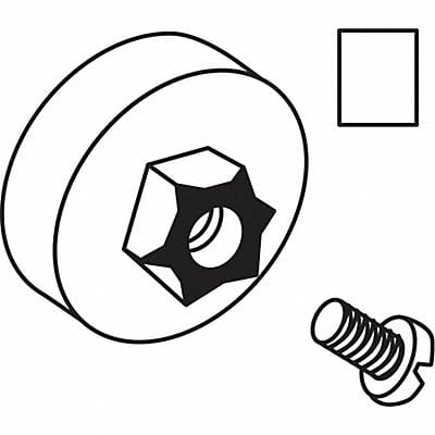 Roller Wheel Nylon Unfinished