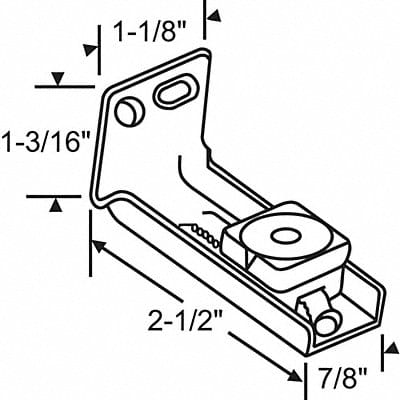 Pivot Bracket Steel Plated PK5